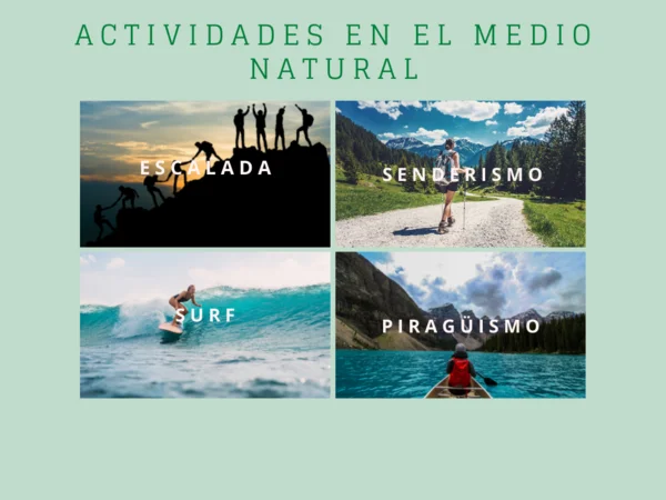 Cursos de Actividad física en el medio natural